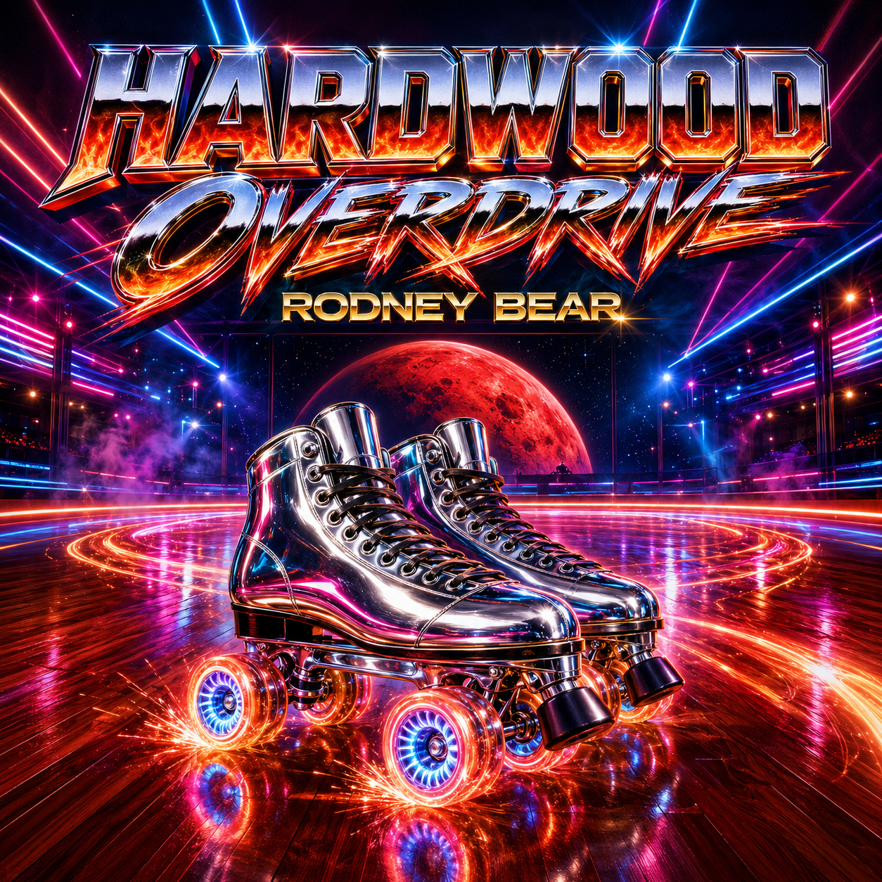 Hardwood Overdrive by Rodney Bear album cover